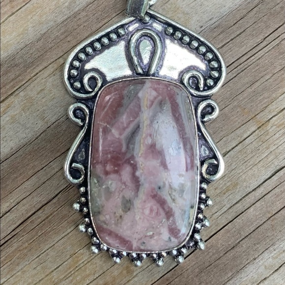 Rhodochrosite Pendant - Picture 2 of 5
